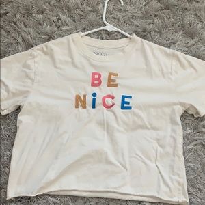 Cream Vintage Crop Top